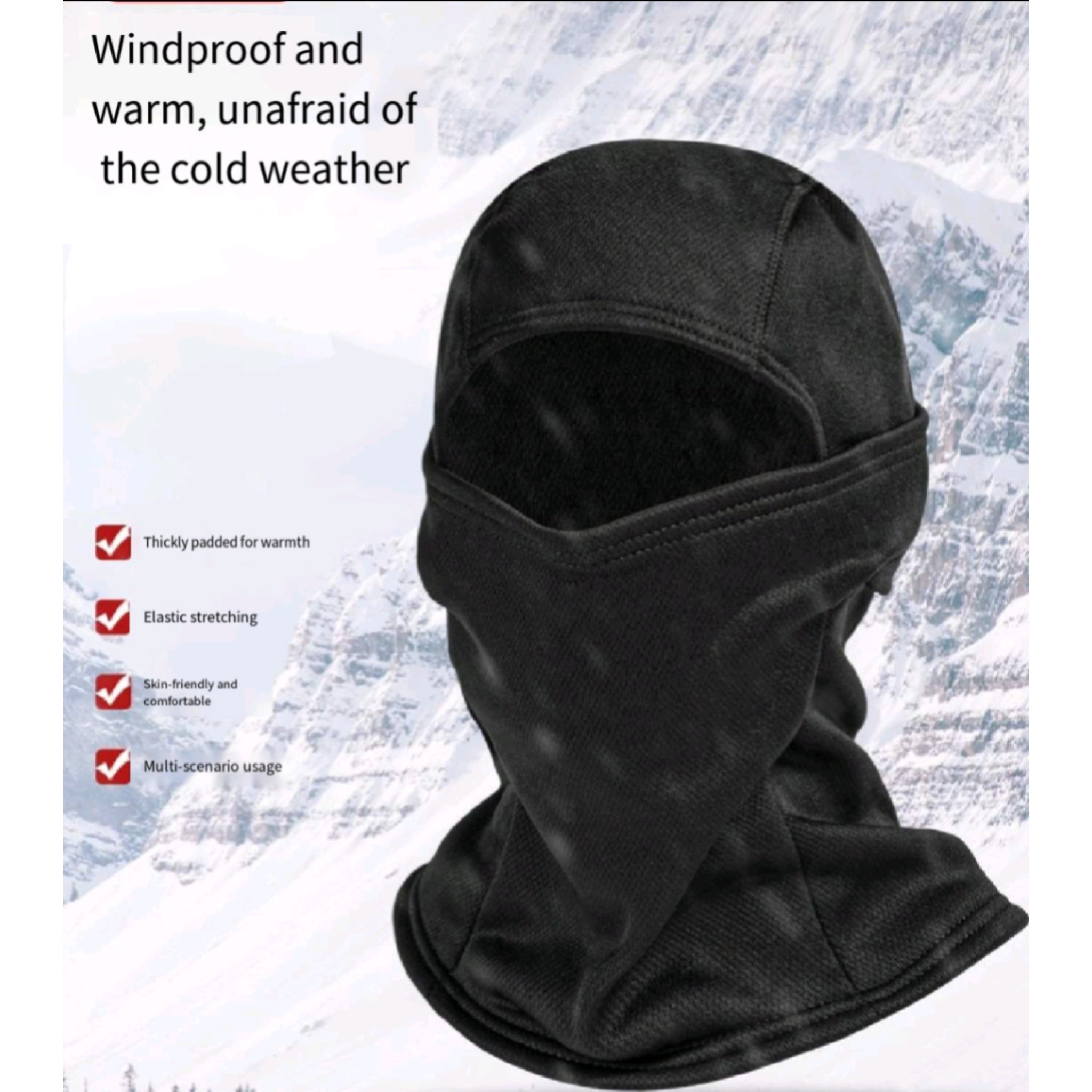 Polar Fleece Balaclava Windblock Thermal Ski Mask
