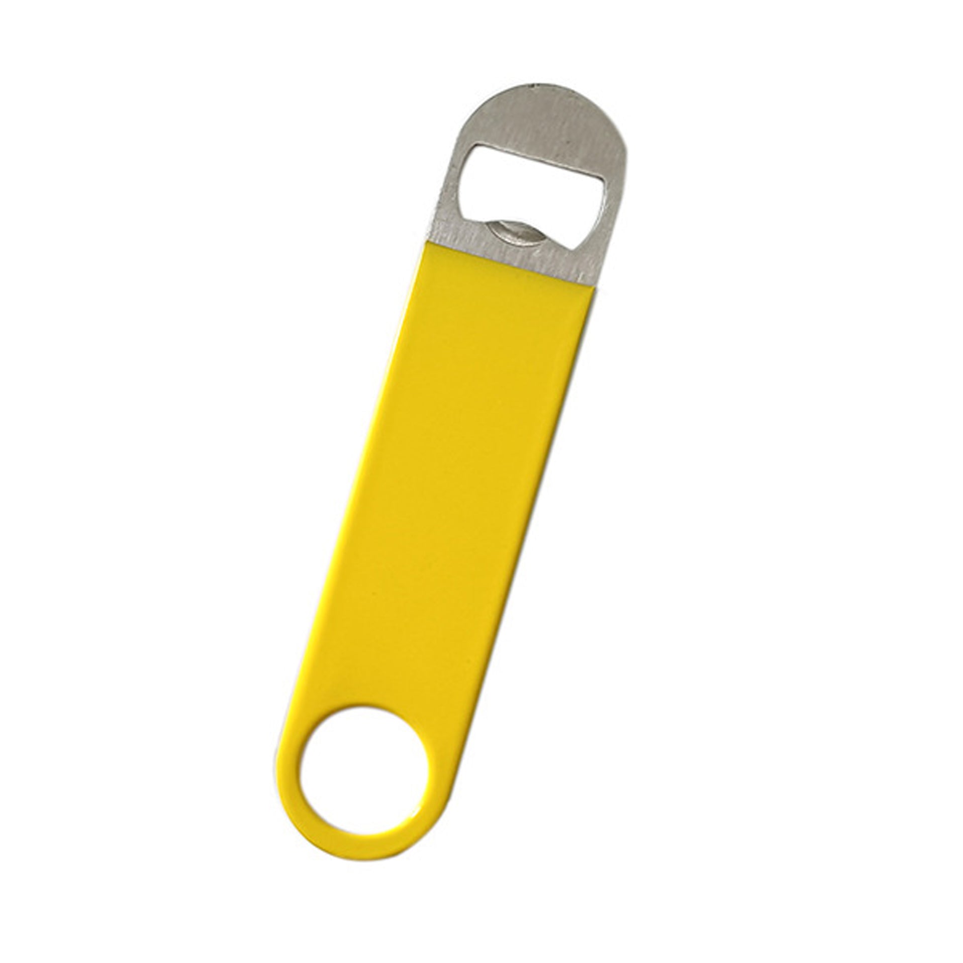 Stainless Steel Flat Bottle Openers With Rubber Coated