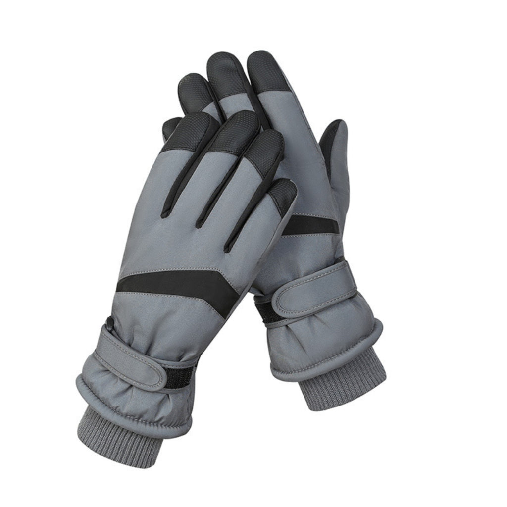 Ski Gloves Ten Finger Touchscreen Grip Tech Cashmere Lined