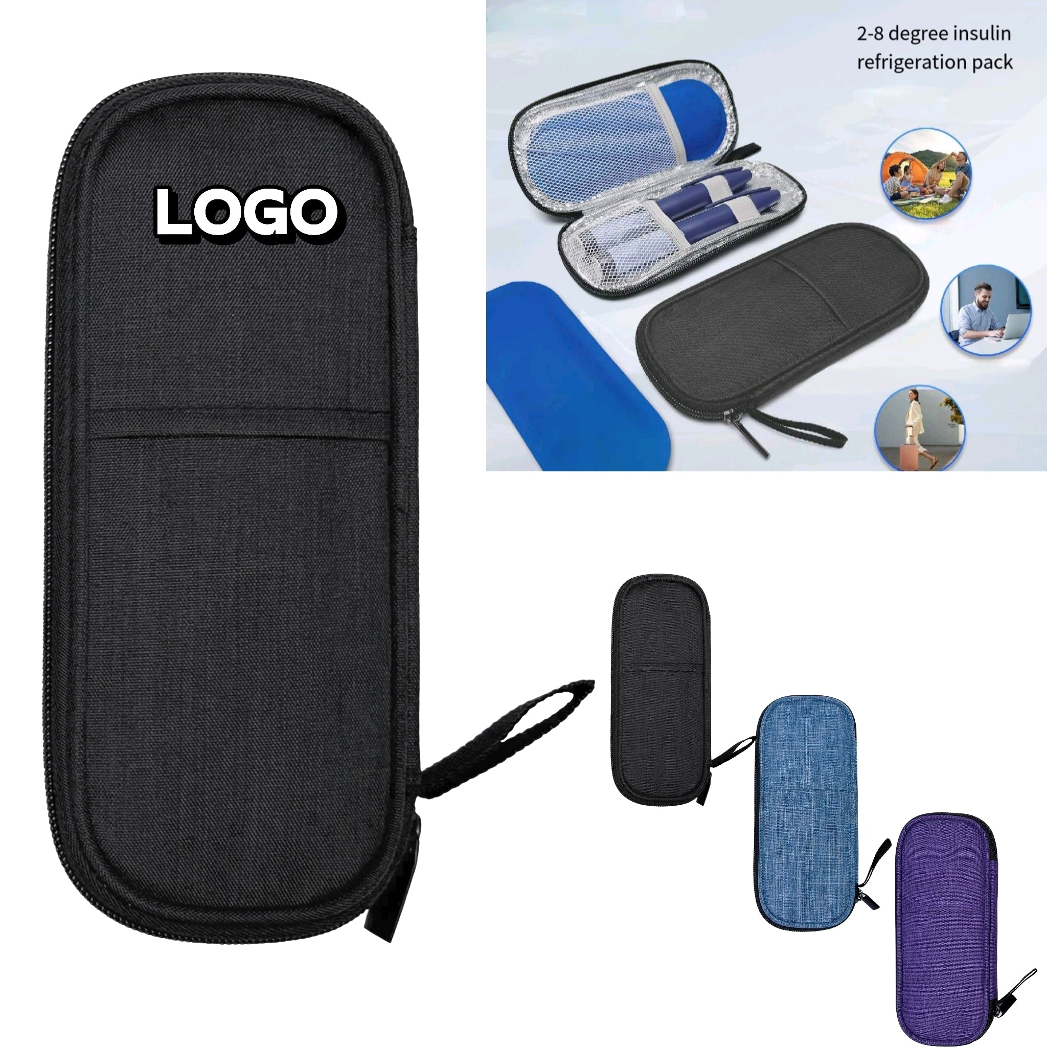 Diabetes Travel Cooler Insulin Pen Case Holds 2–8 Degrees Centigrade