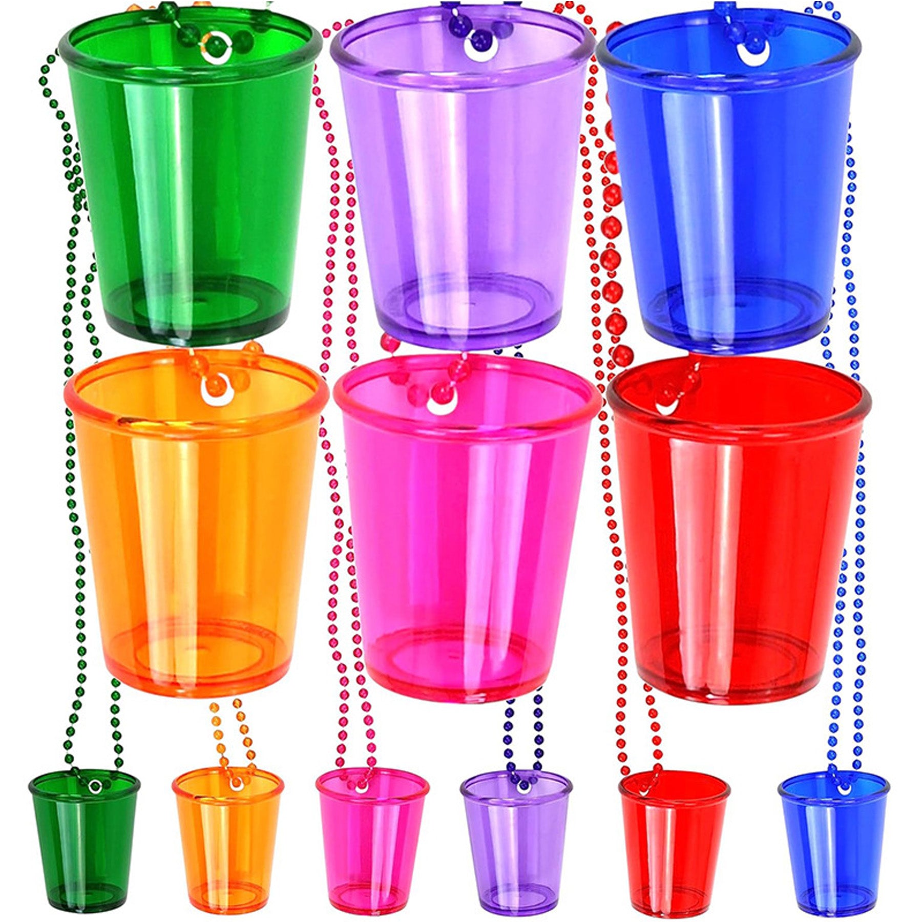 2 Oz Party Beaded Necklace Cups