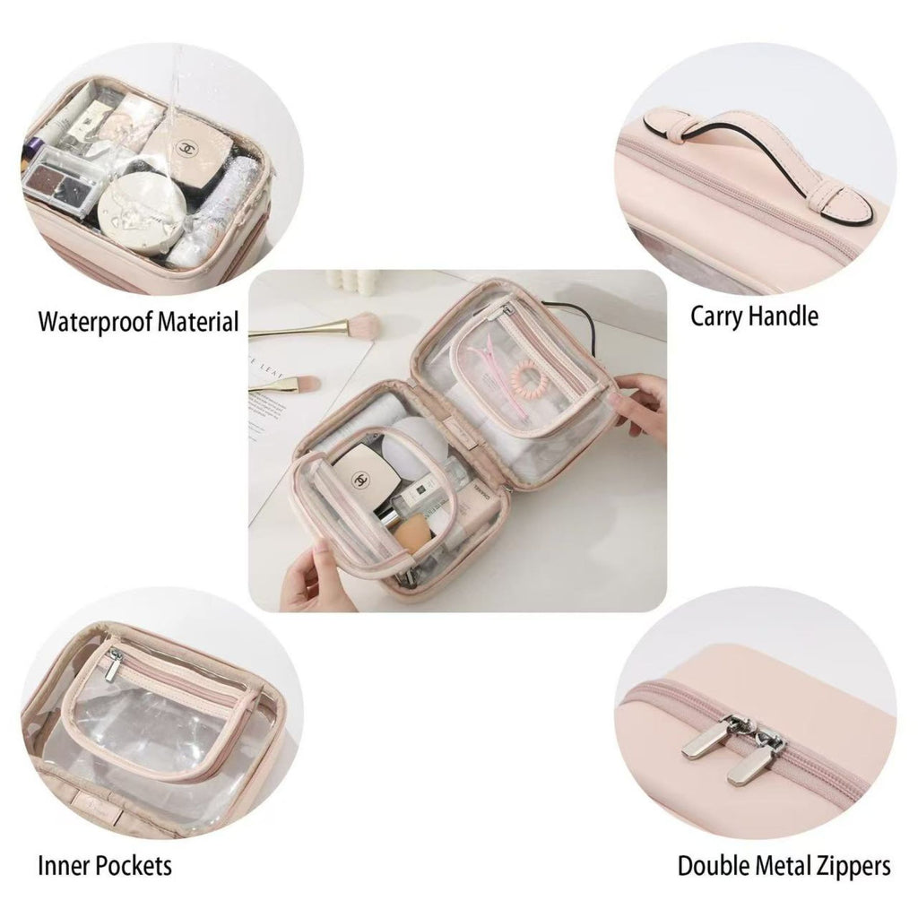 Transparent Portable Toiletry Bag