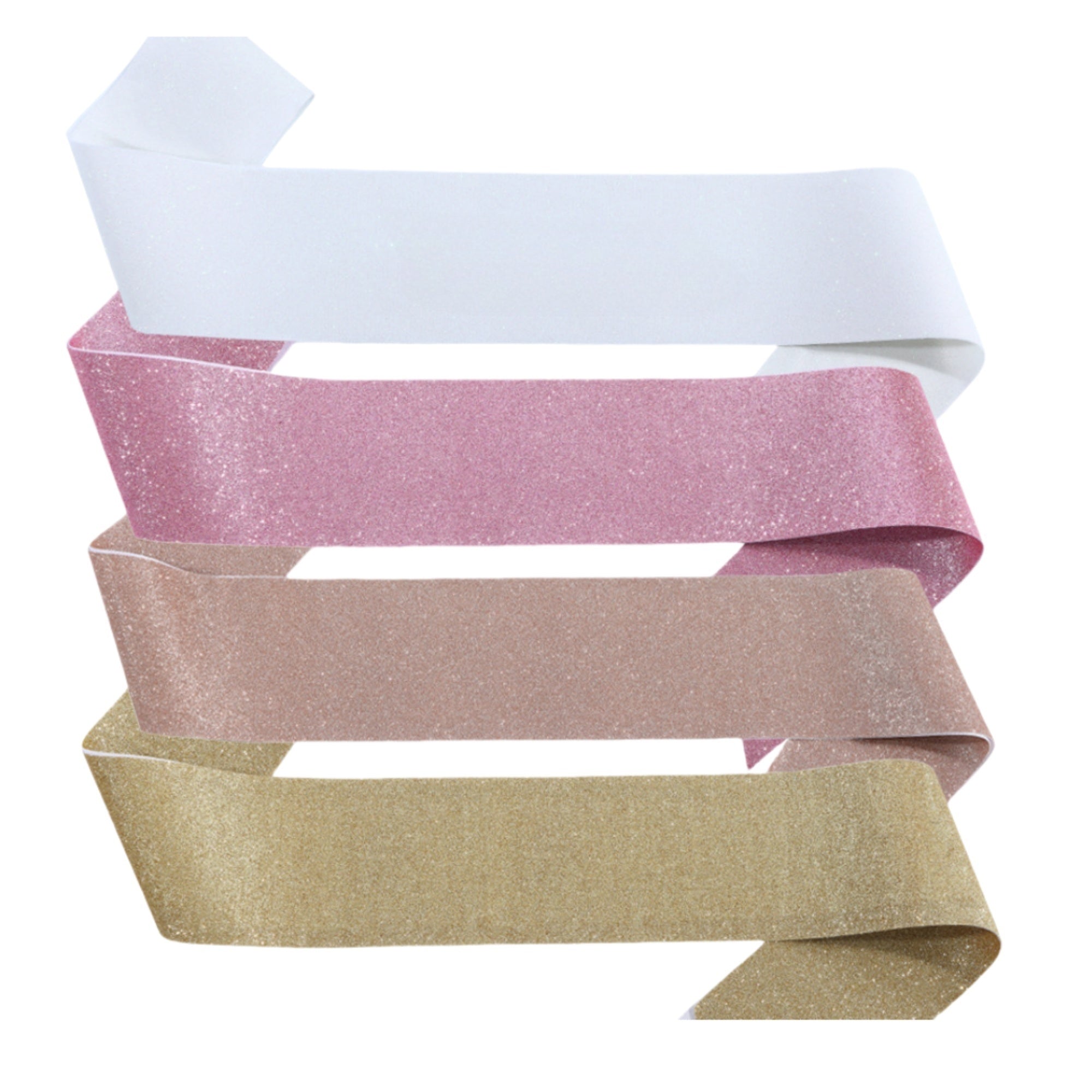 Blank Glitter Fabric Shining Belt