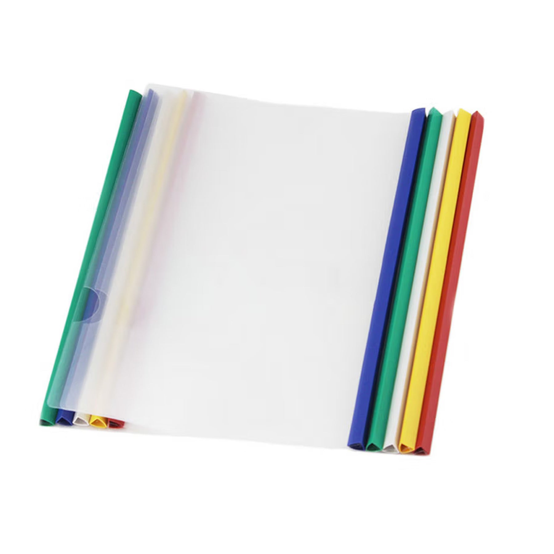 A4 Transparent Drawbar File Folder
