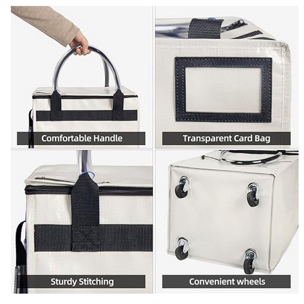 Portable Multi-functional Shopping Bag With Wheels