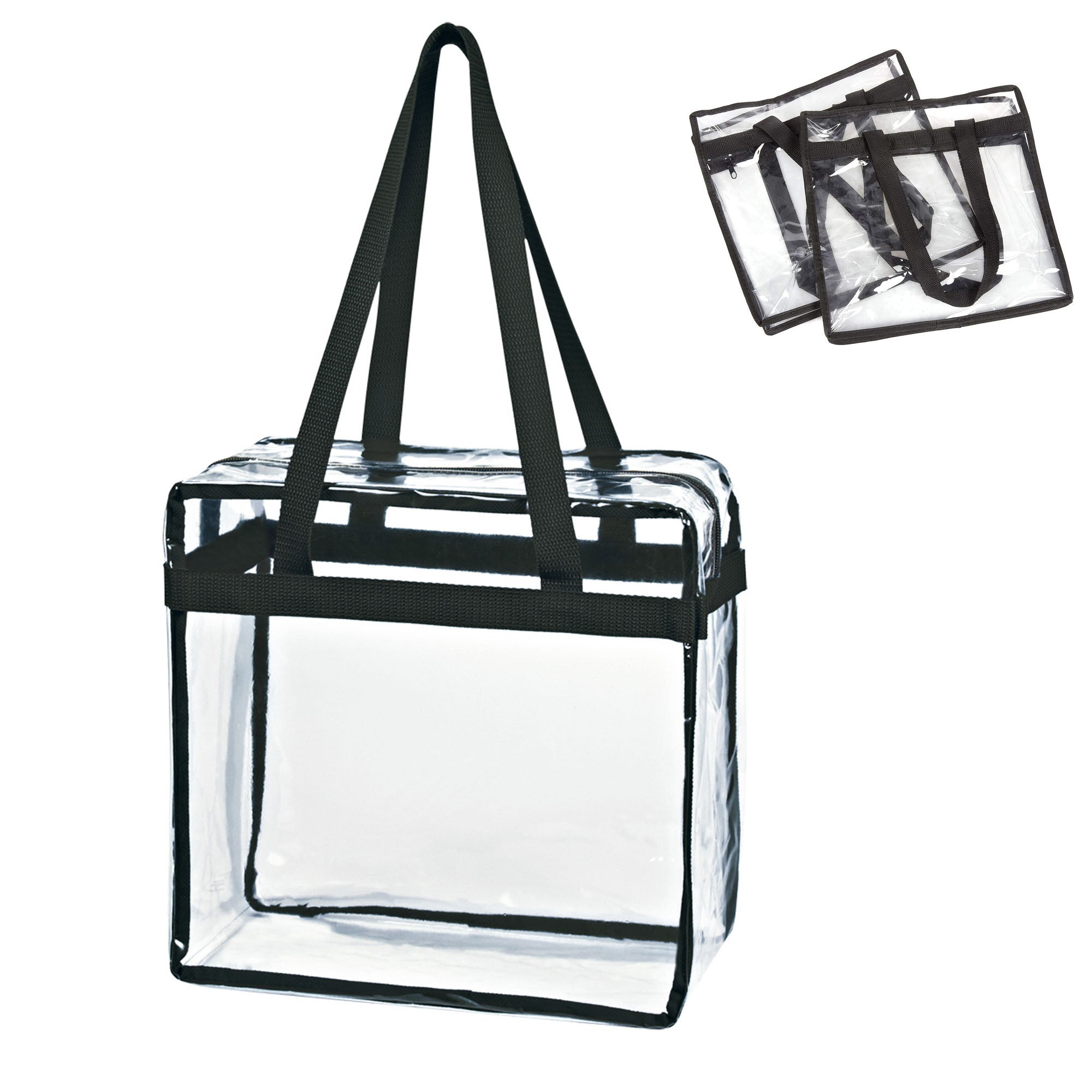 Clear Tote Bag With Zipper