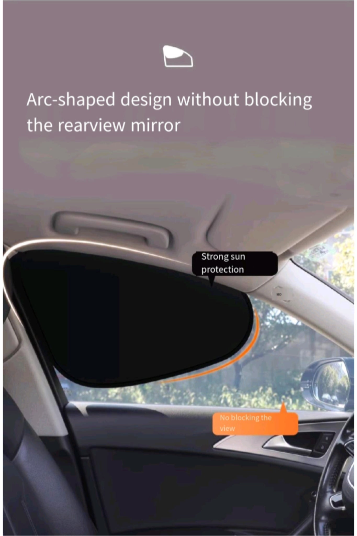 4-Pack Reusable Blackout Sun Shades For Side Windows