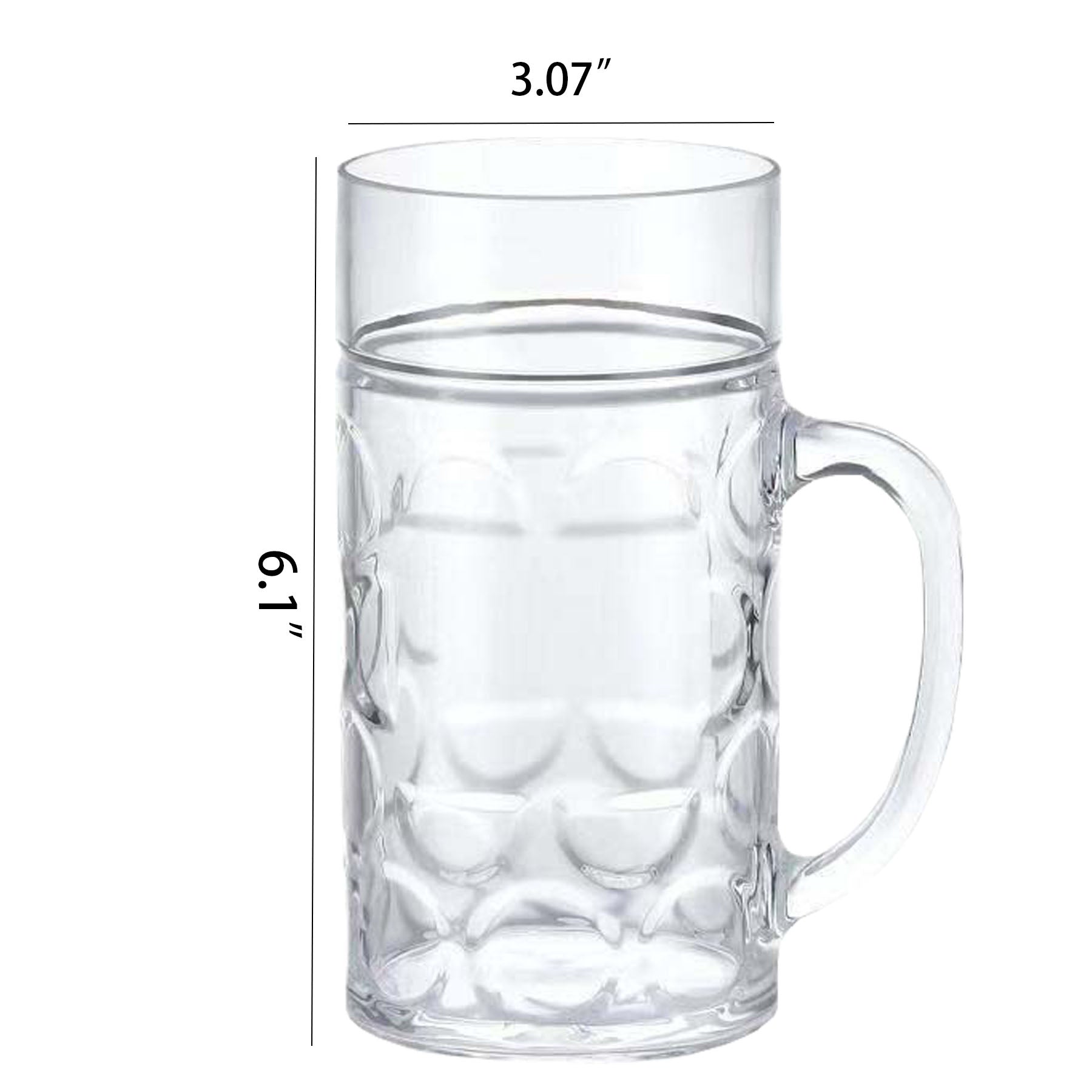 PC Plastic Beer Mug