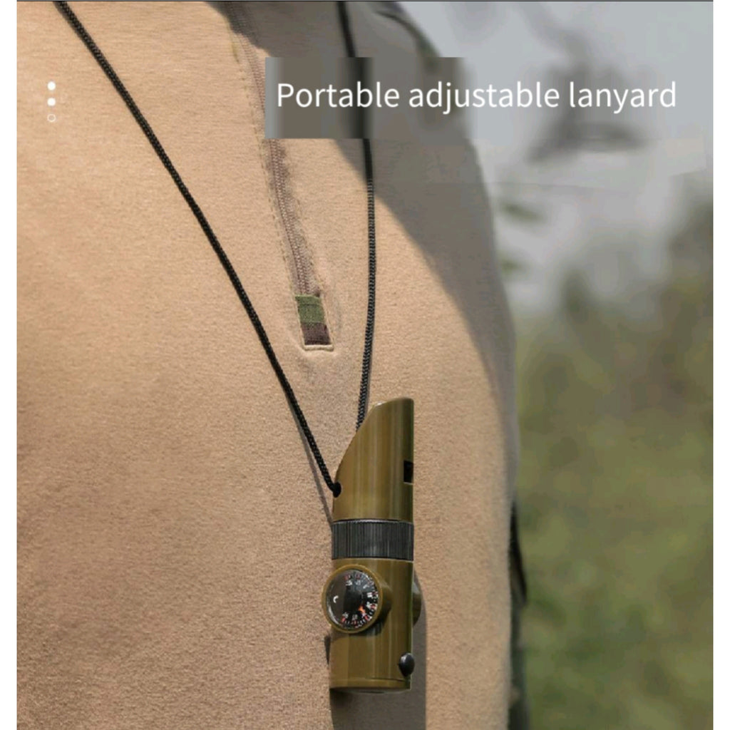 7-In-1 Multi Functional Survival Whistle