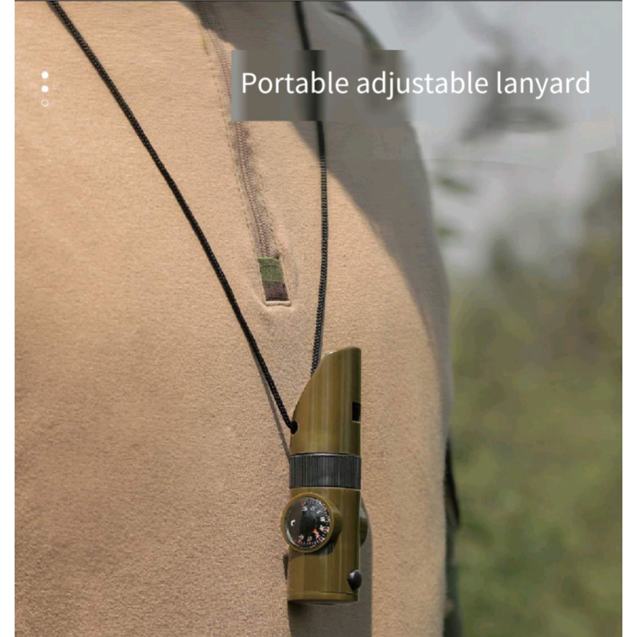 7-In-1 Multi Functional Survival Whistle
