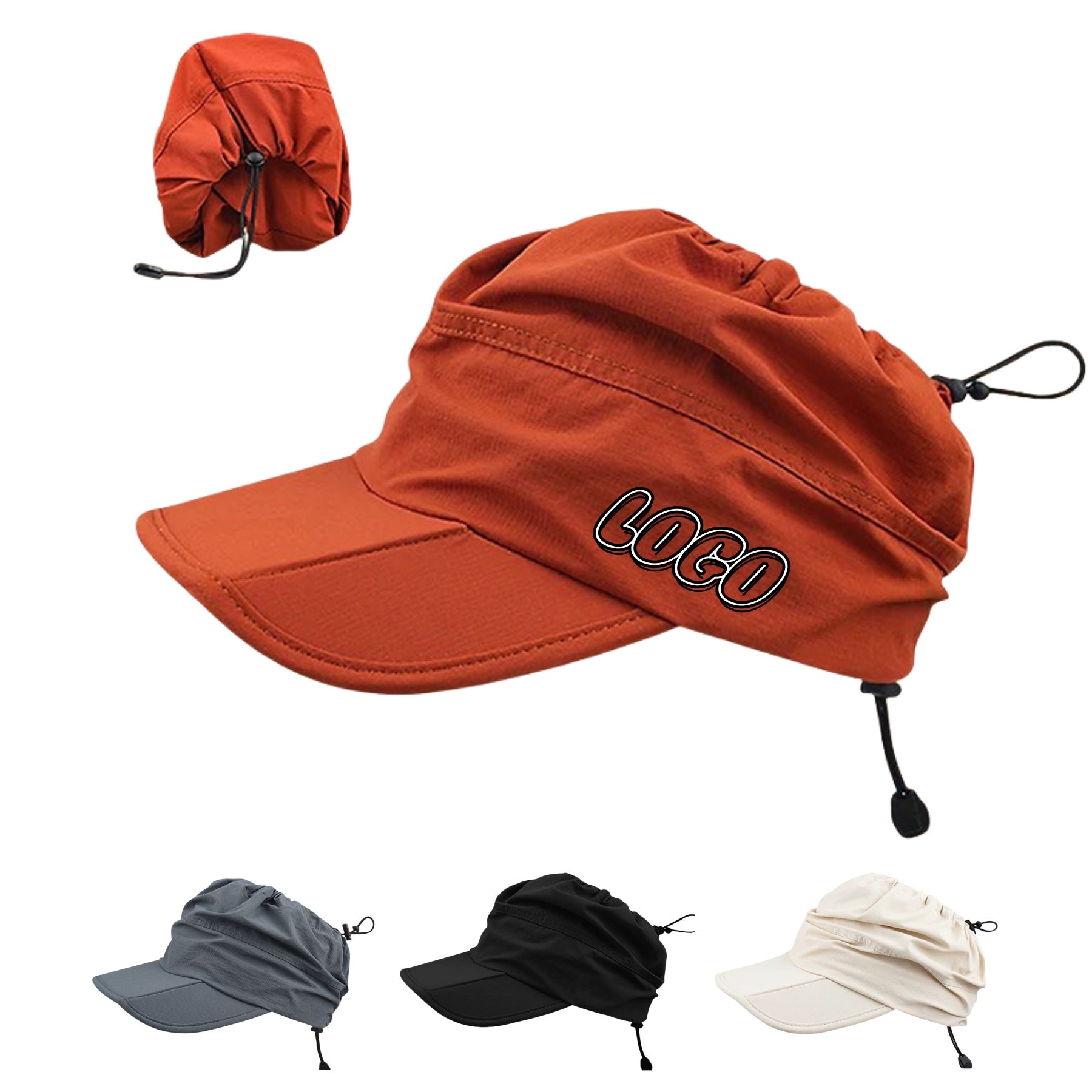 Portable Quick-Dry Visor Baseball Cap