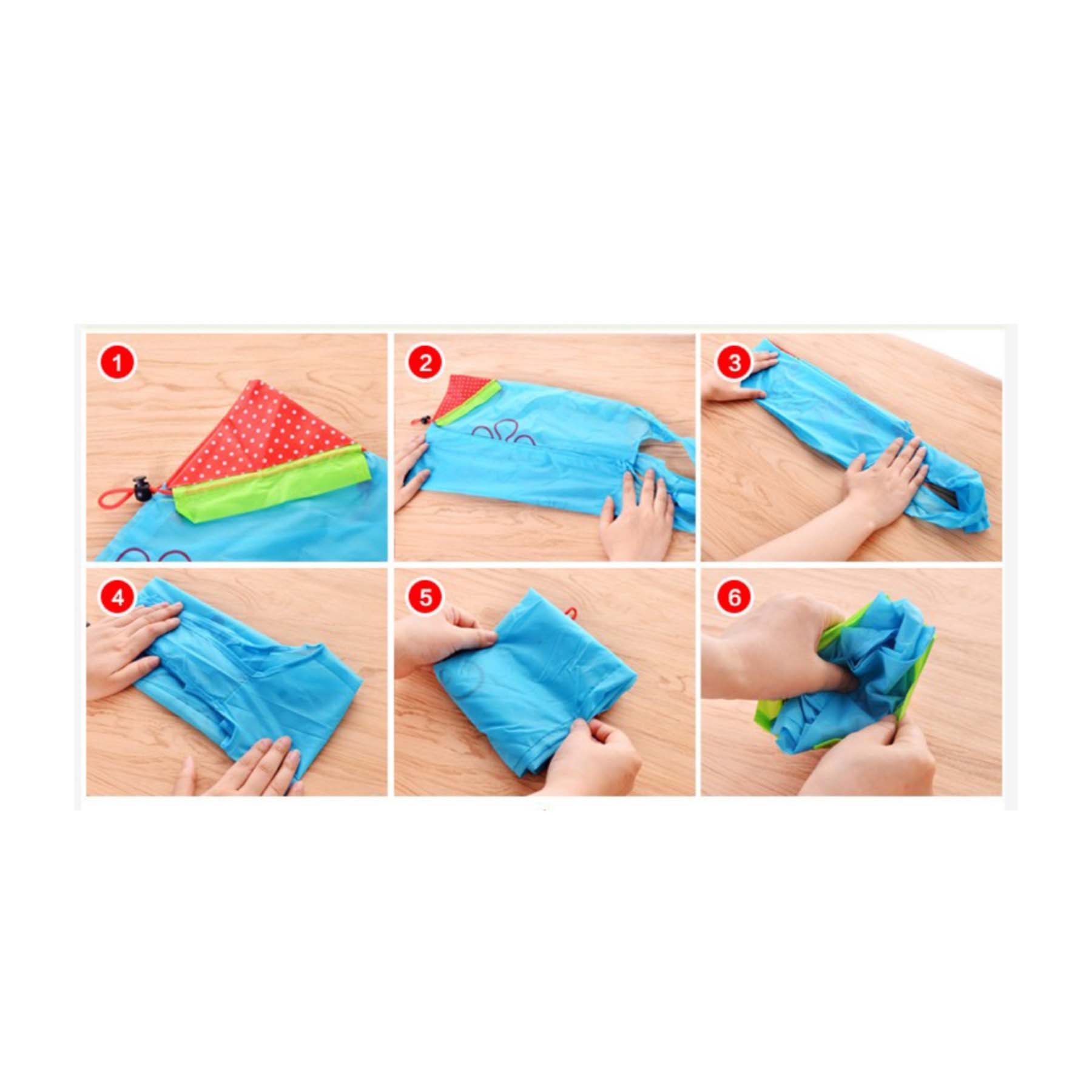 Folding Strawberry Tote Bag