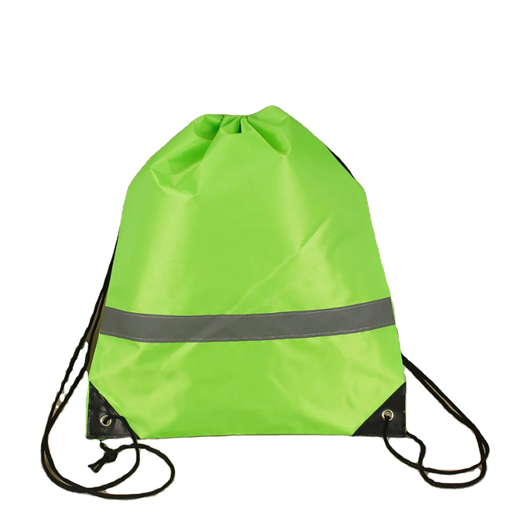 Reflective Drawstring Backpack