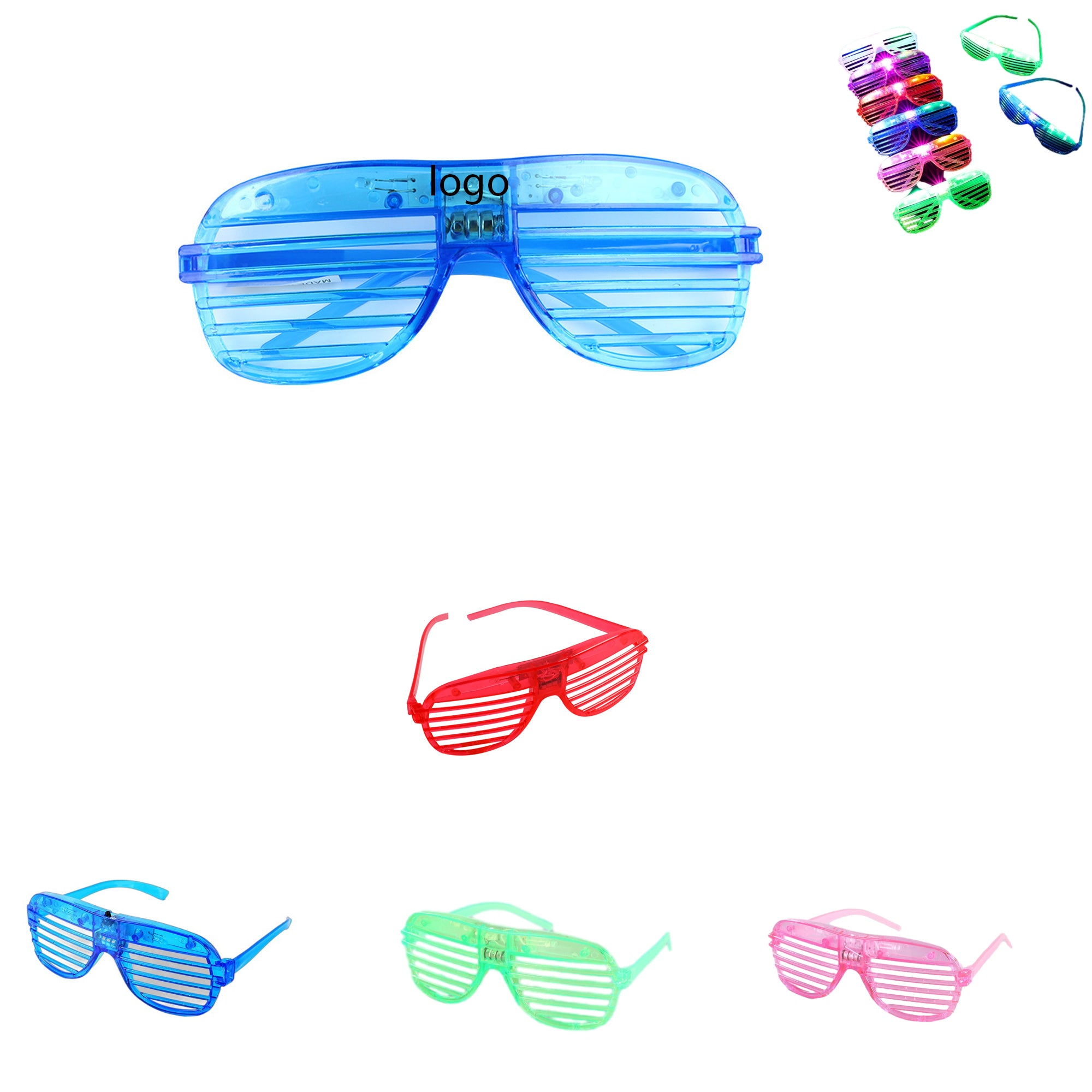 Seven Color Luminous Glasses Blinds