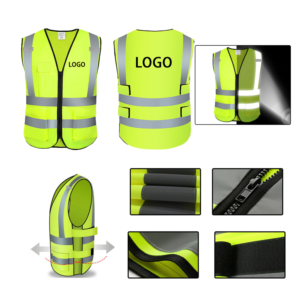 Reflective Safety Vest – High-Visibility & Adjustable