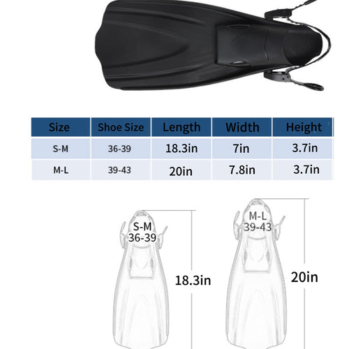 Adjustable Diving Fins