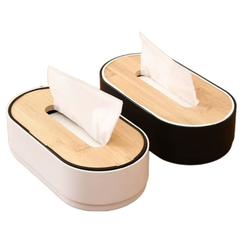 Bamboo-Wood Composite Tissue Box