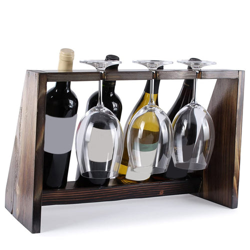 Bamboo Wine Bottle Holder