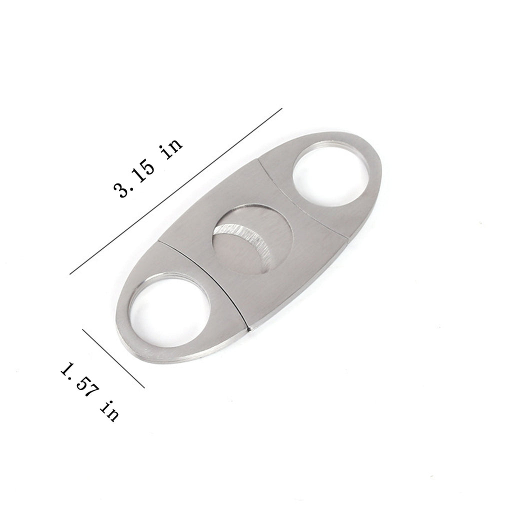 Stainless Steel Double Blade Cigar Clippers
