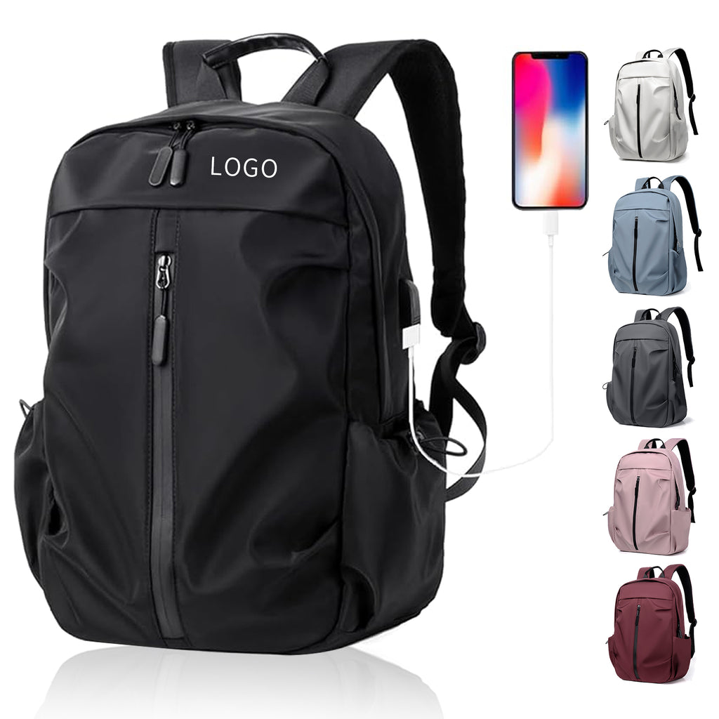 Athleisure Backpack With Usb Charging Port