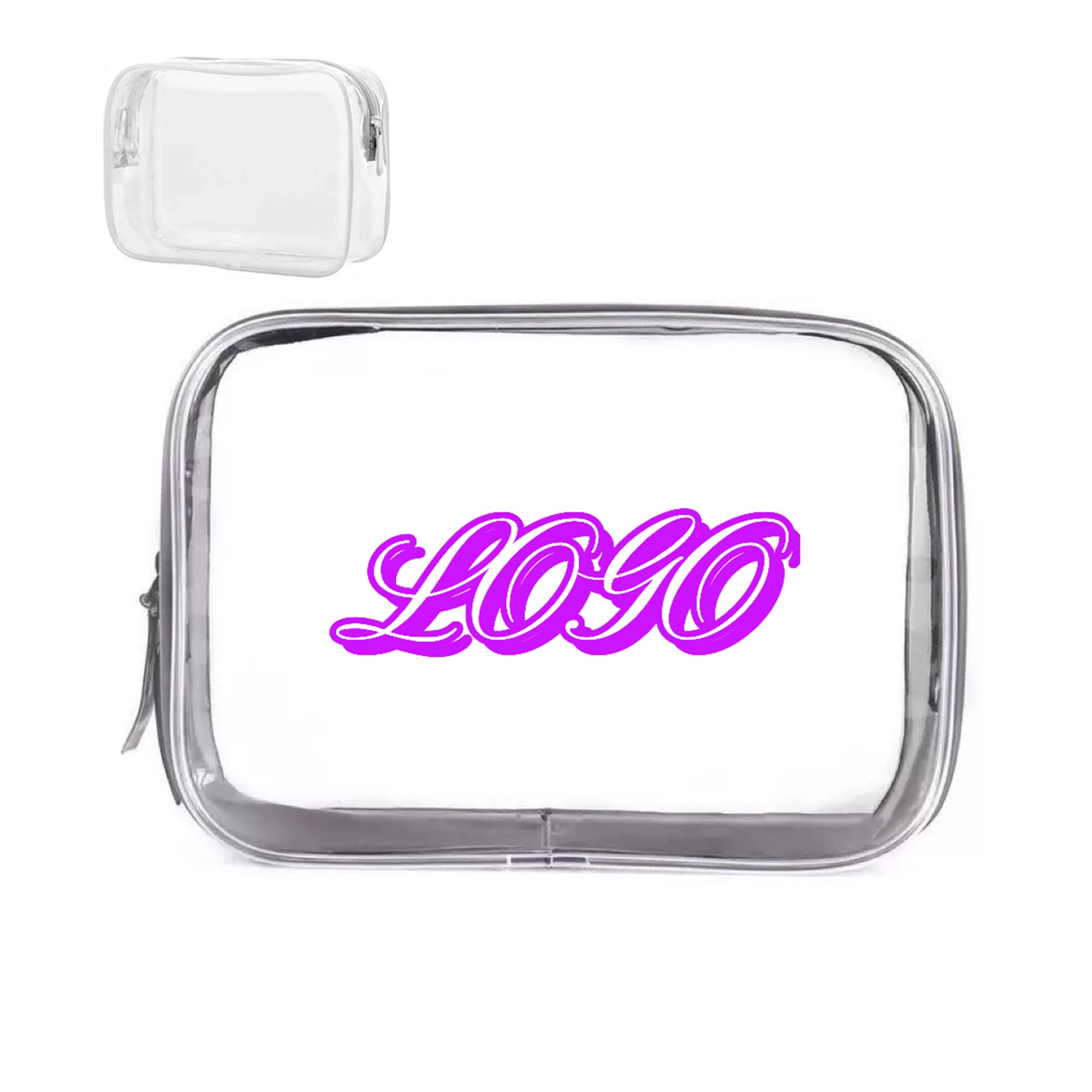PVC Clear Waterproof Makeup Bag Toiletry Organizer