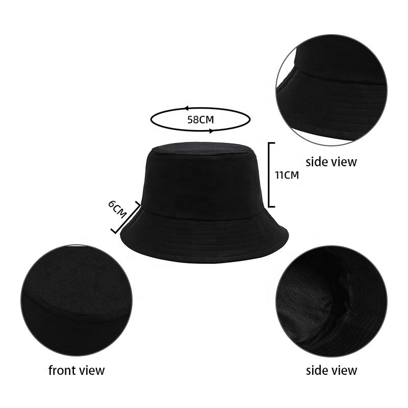 Double-sided Bucket Hat Worn Unisex