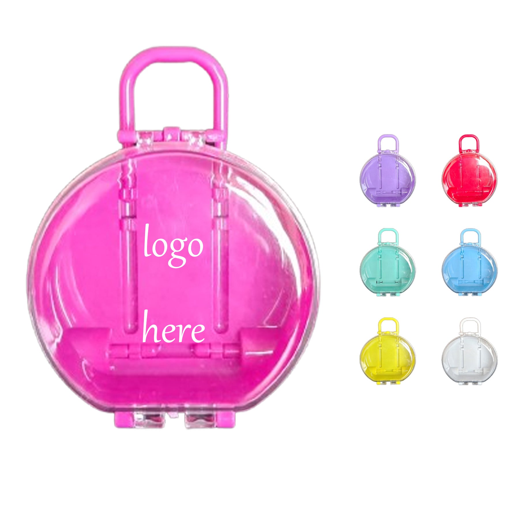 Opaque Round Suitcase-shaped Case