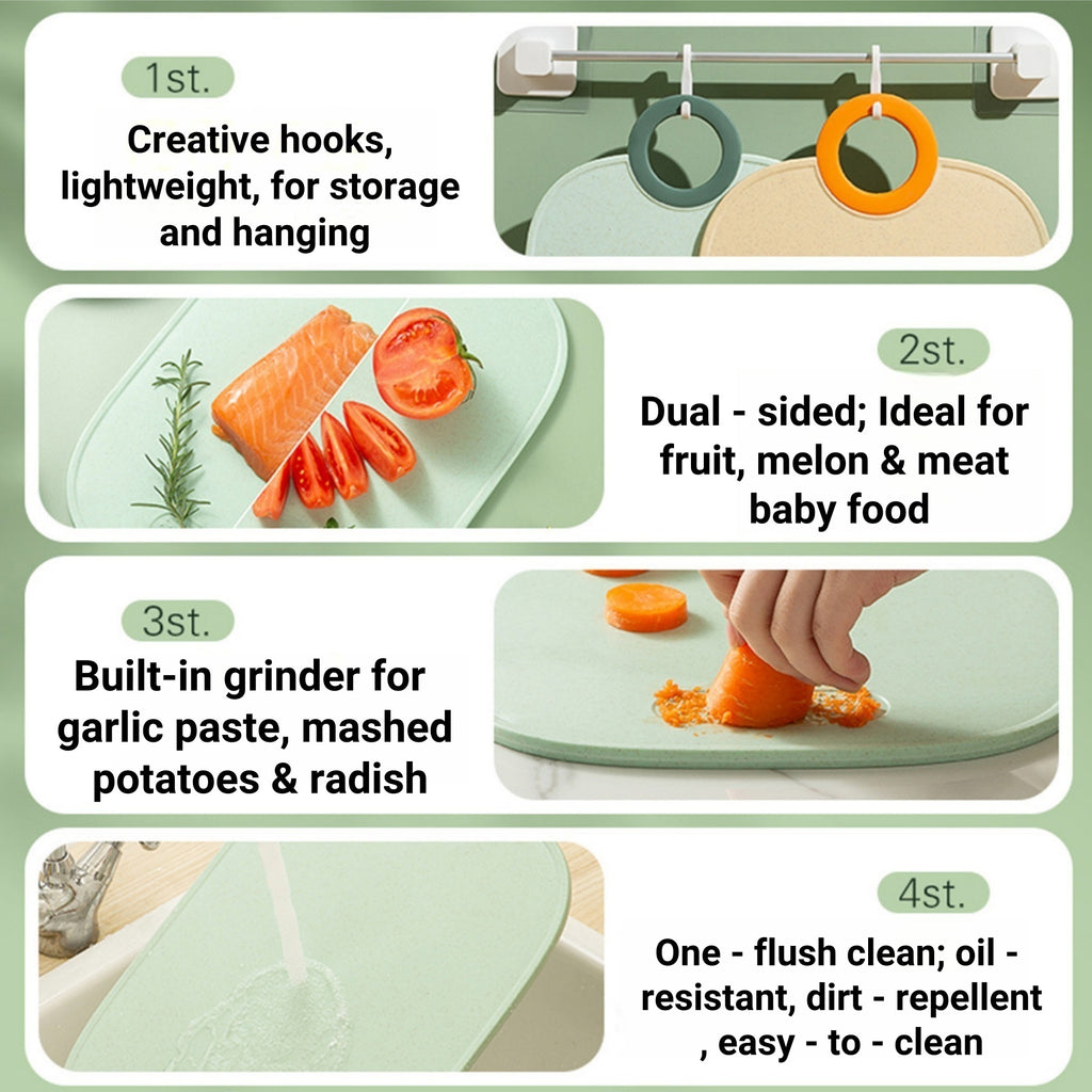 Double-sided Antibacterial Cutting Board