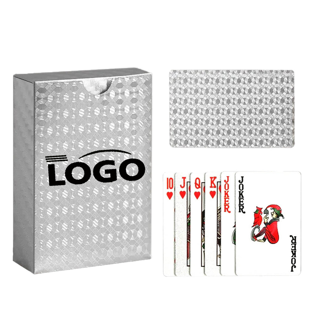 Gold Foil Plastic PVC Waterproof Playing Cards