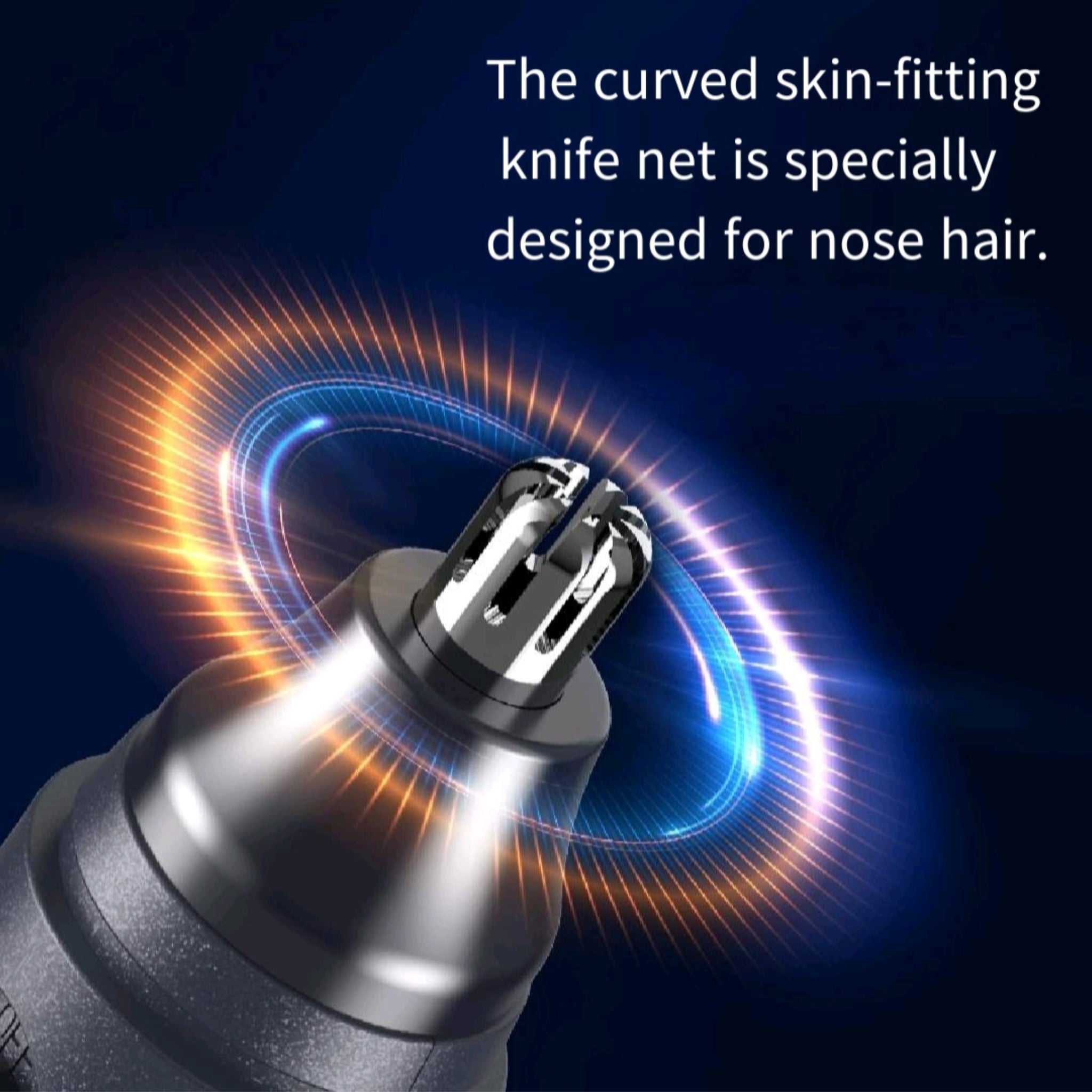 Waterproof & Painless Electric Nose Hair Trimmer For Men