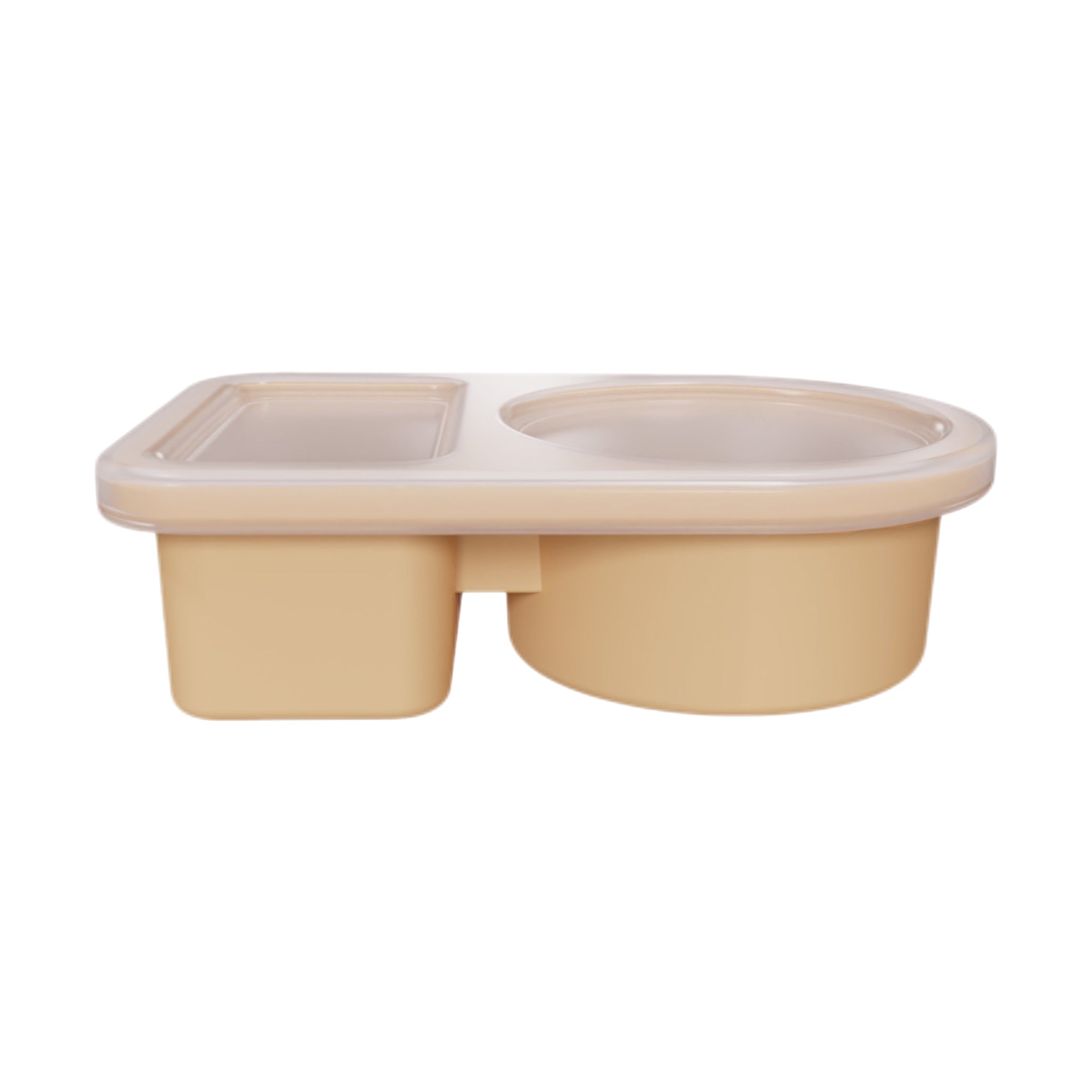 Portable Divided Silicone Snack Container