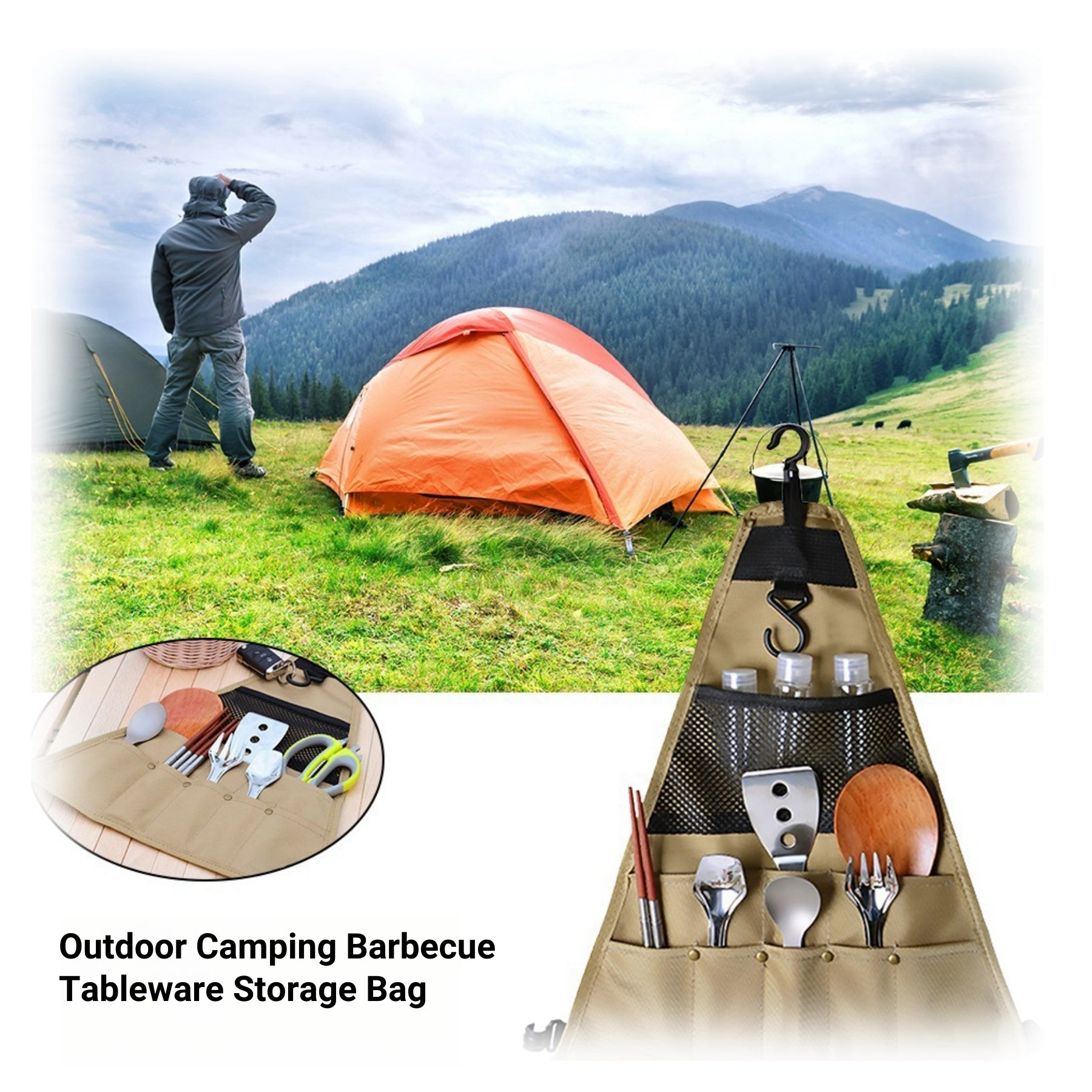 Outdoor Cookware Storage Bag