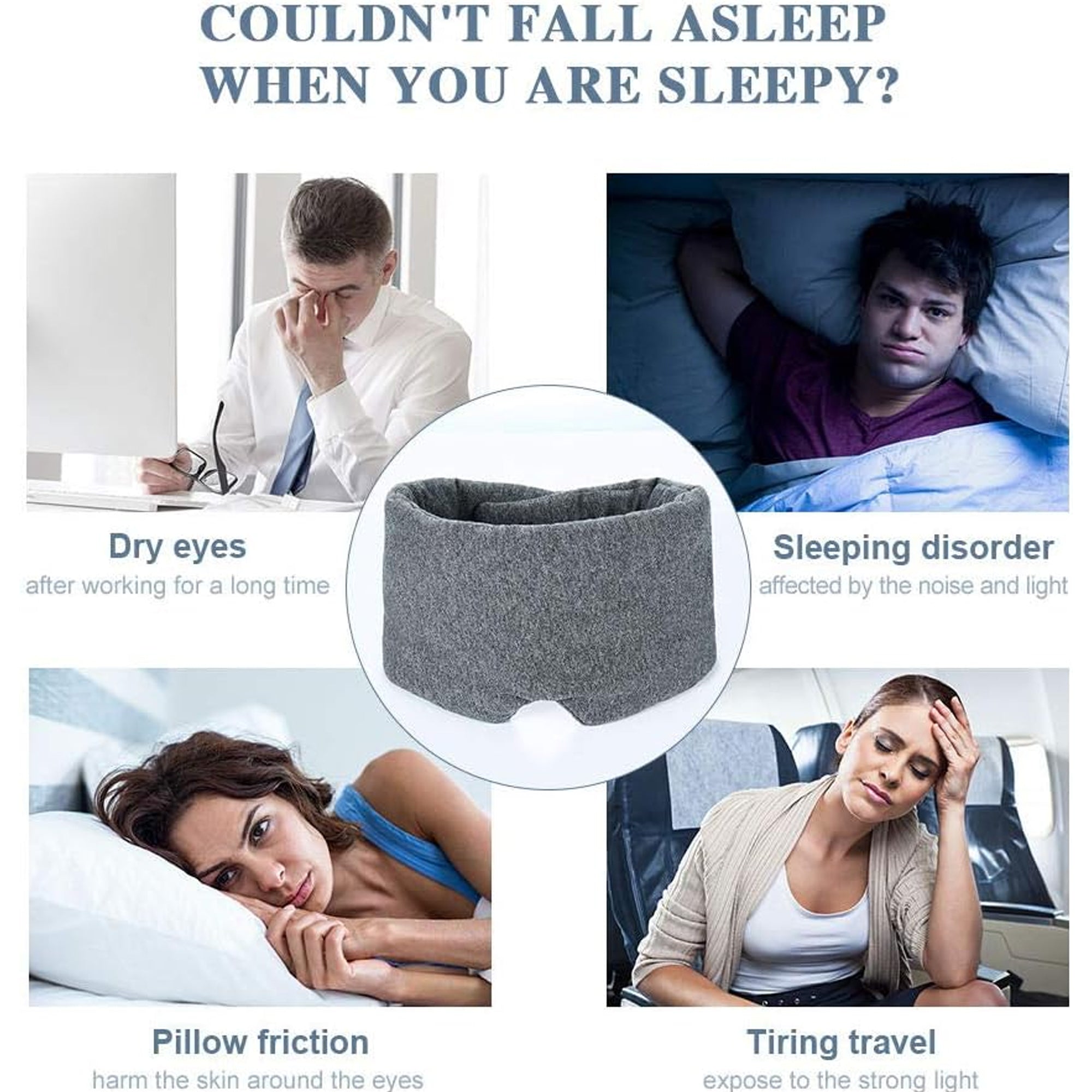 Ink-Free Modal Ice Blackout Sleep Mask