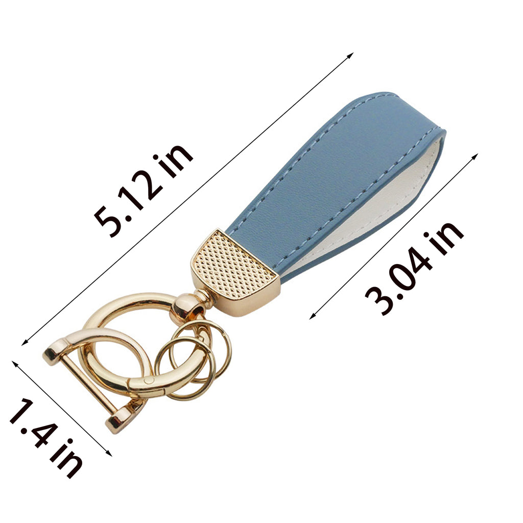 Leather Car Keychain