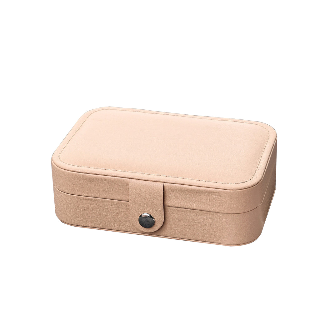PU Leather Small Travel Jewelry Case Box