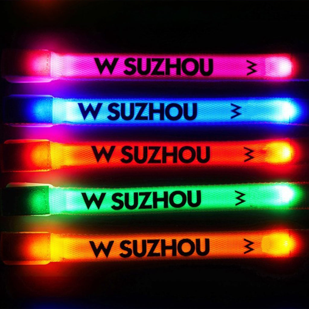 Nylon Webbing Led Light Bracelet