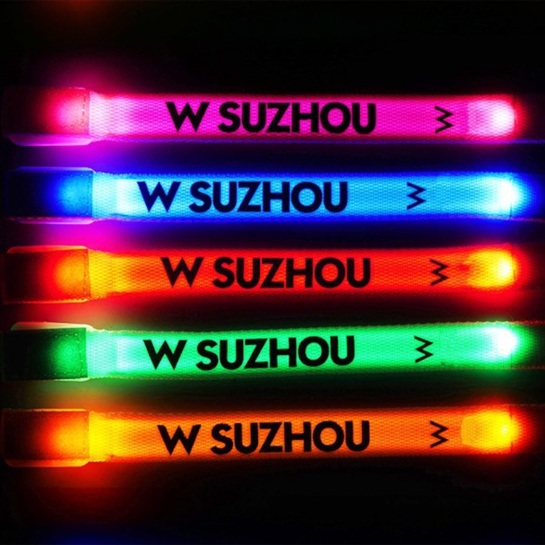 Nylon Webbing Led Light Bracelet