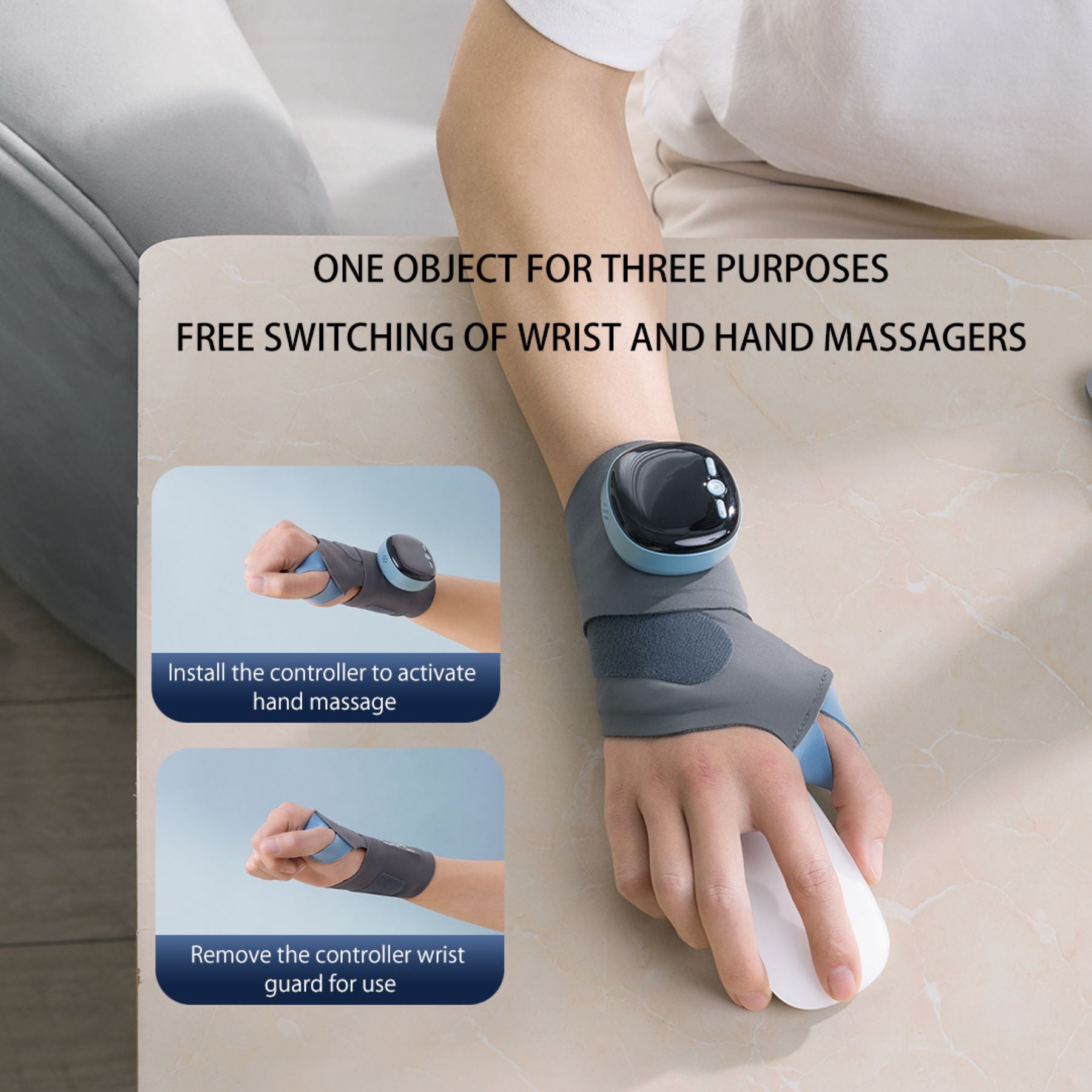 Heating and Massaging Wrist Protective Gear