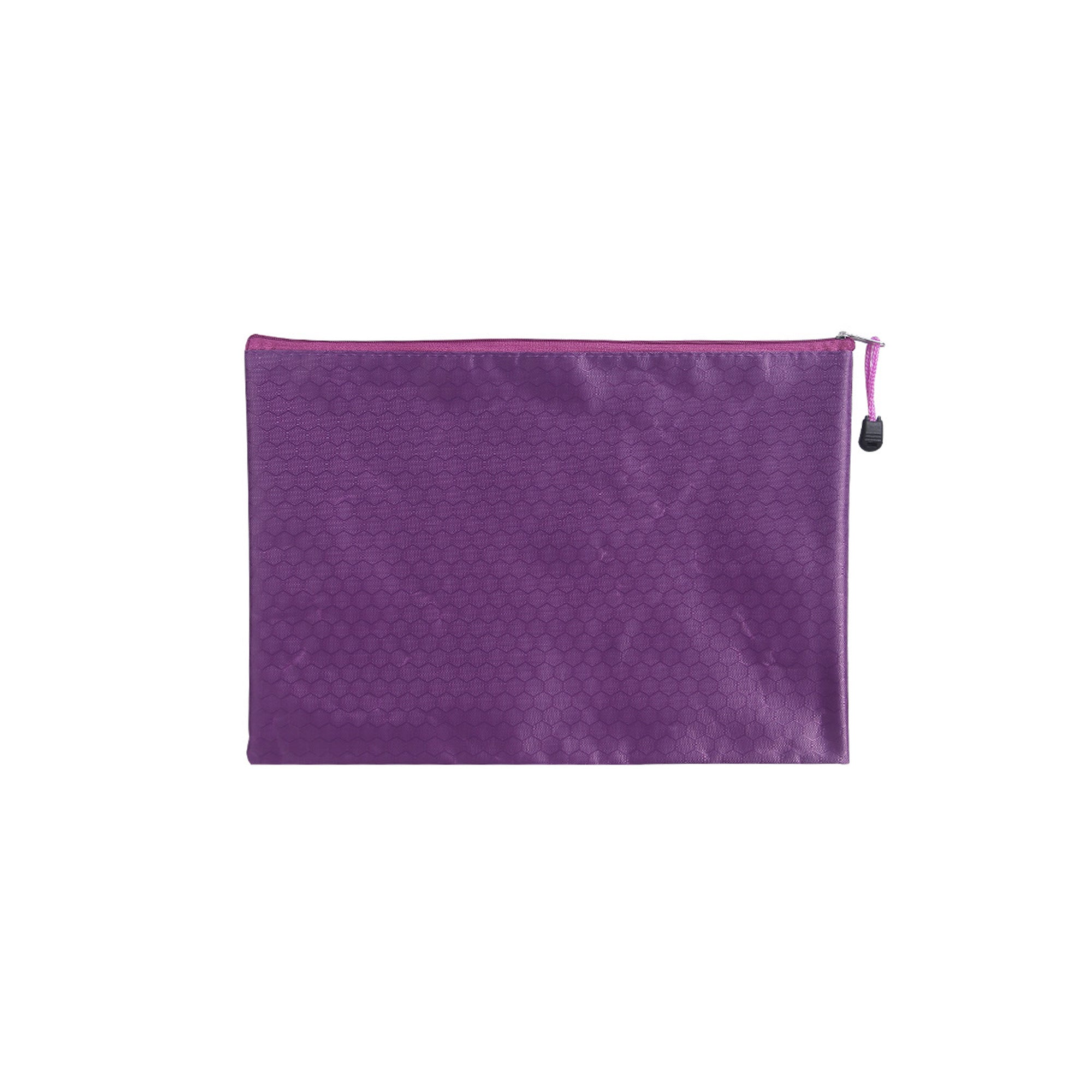 A4 Football Pattern Waterproof Zipper File Organizer