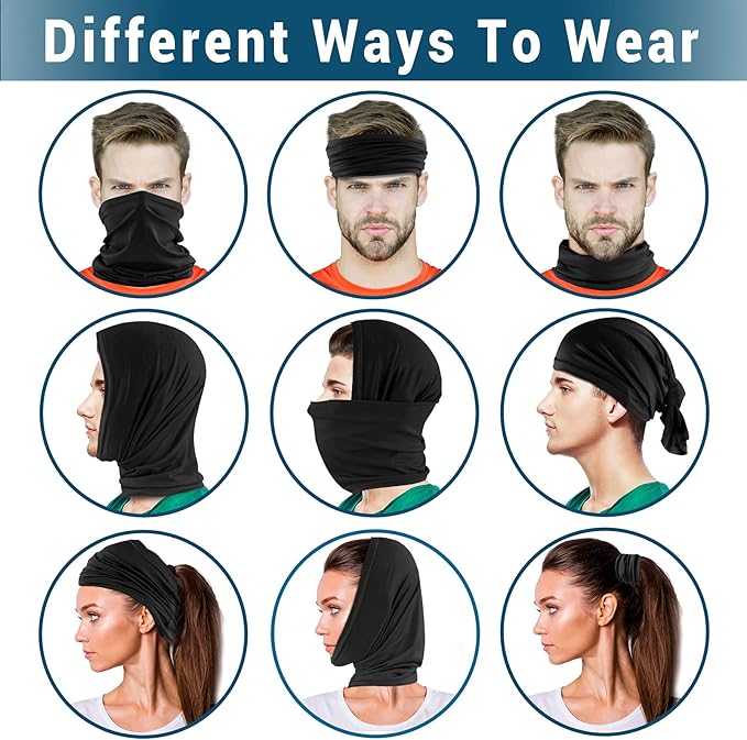 Custom Headwear Bandana Head Wrap Face Scarf Mask Neck Warmer Balaclava for Sports