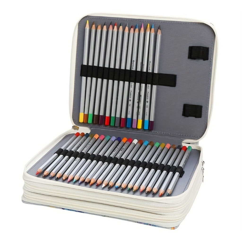 Voluminous Artistic Pen Pencil Case
