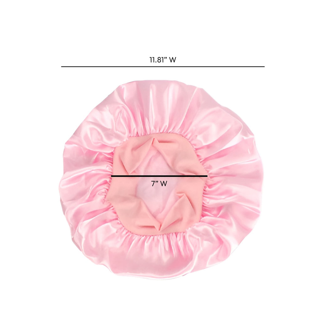 Satin High Elastic Makeup And Hair Care Cap