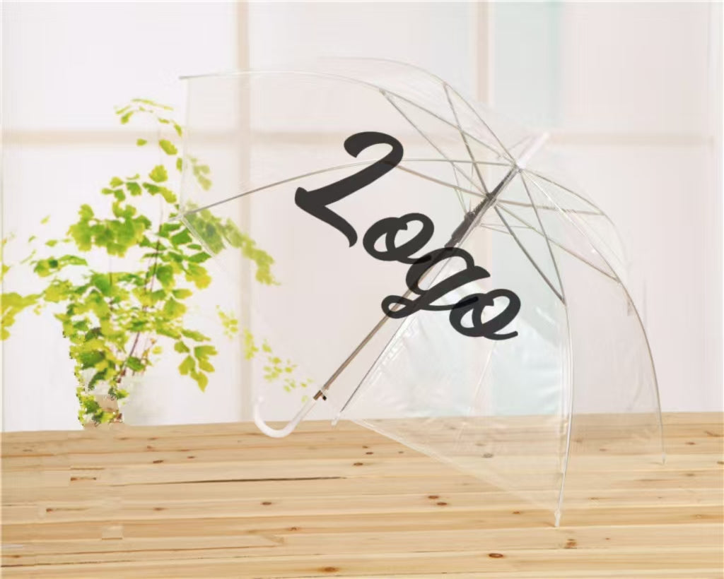 Transparent Long Handled Umbrella