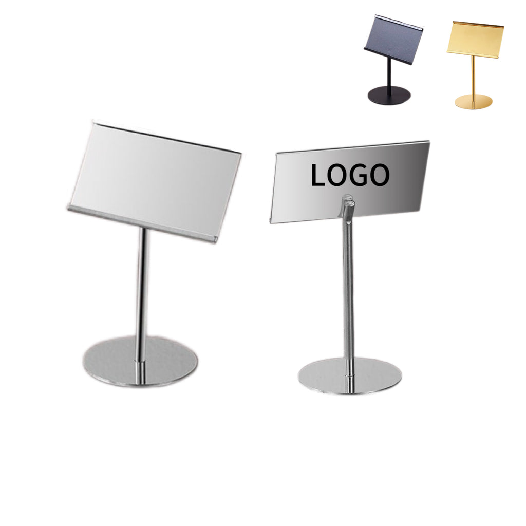 Stainless Steel Price Card Holder