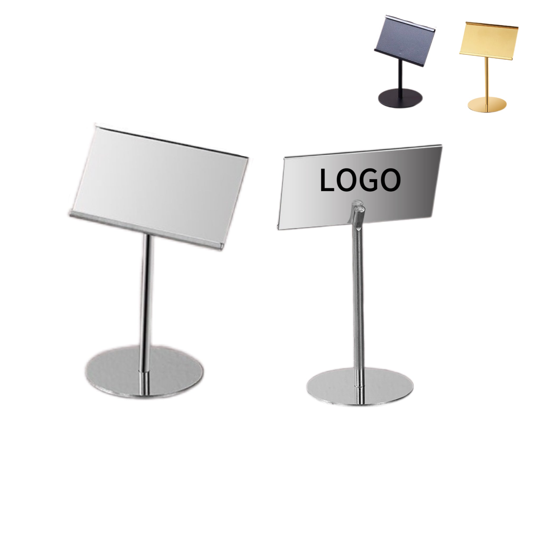 Stainless Steel Price Card Holder