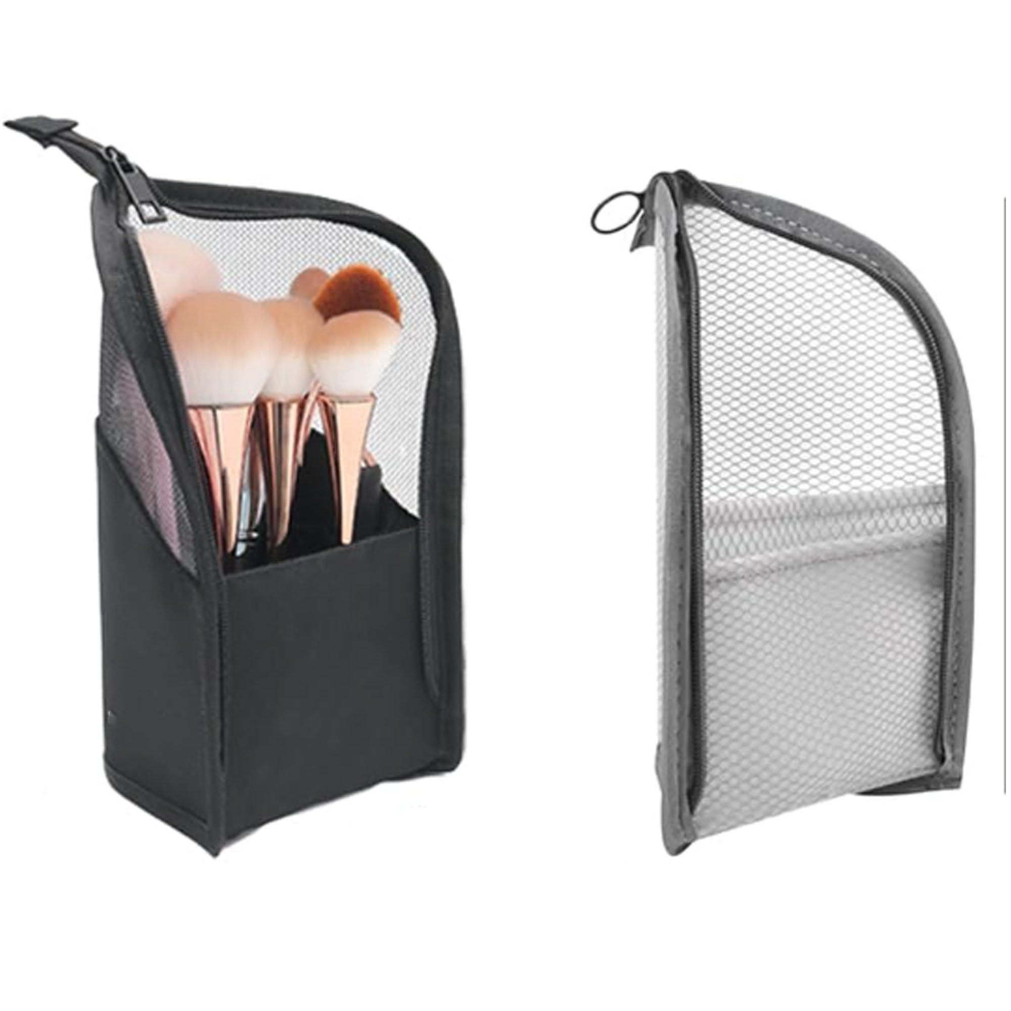 Makeup Brush Travel Case Stand Up
