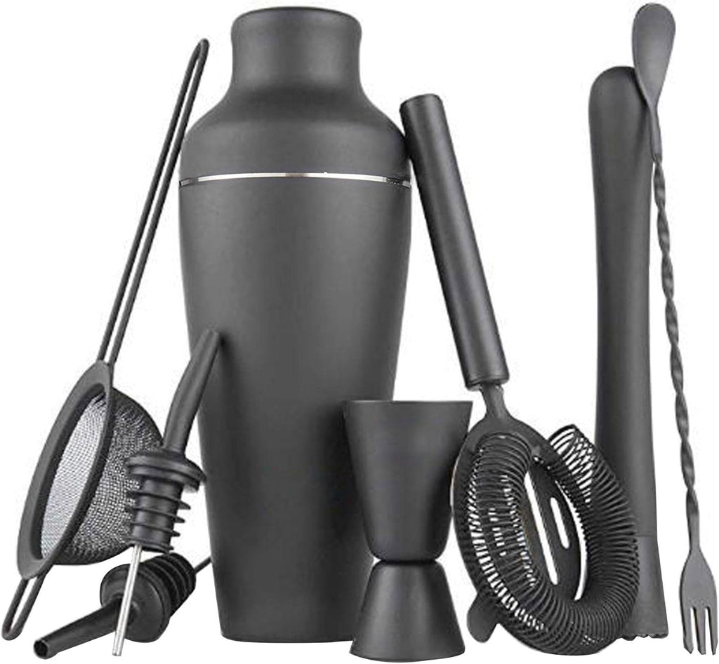8 Piece Gift Box Mixology Bartender Kit Cocktail Shaker Set