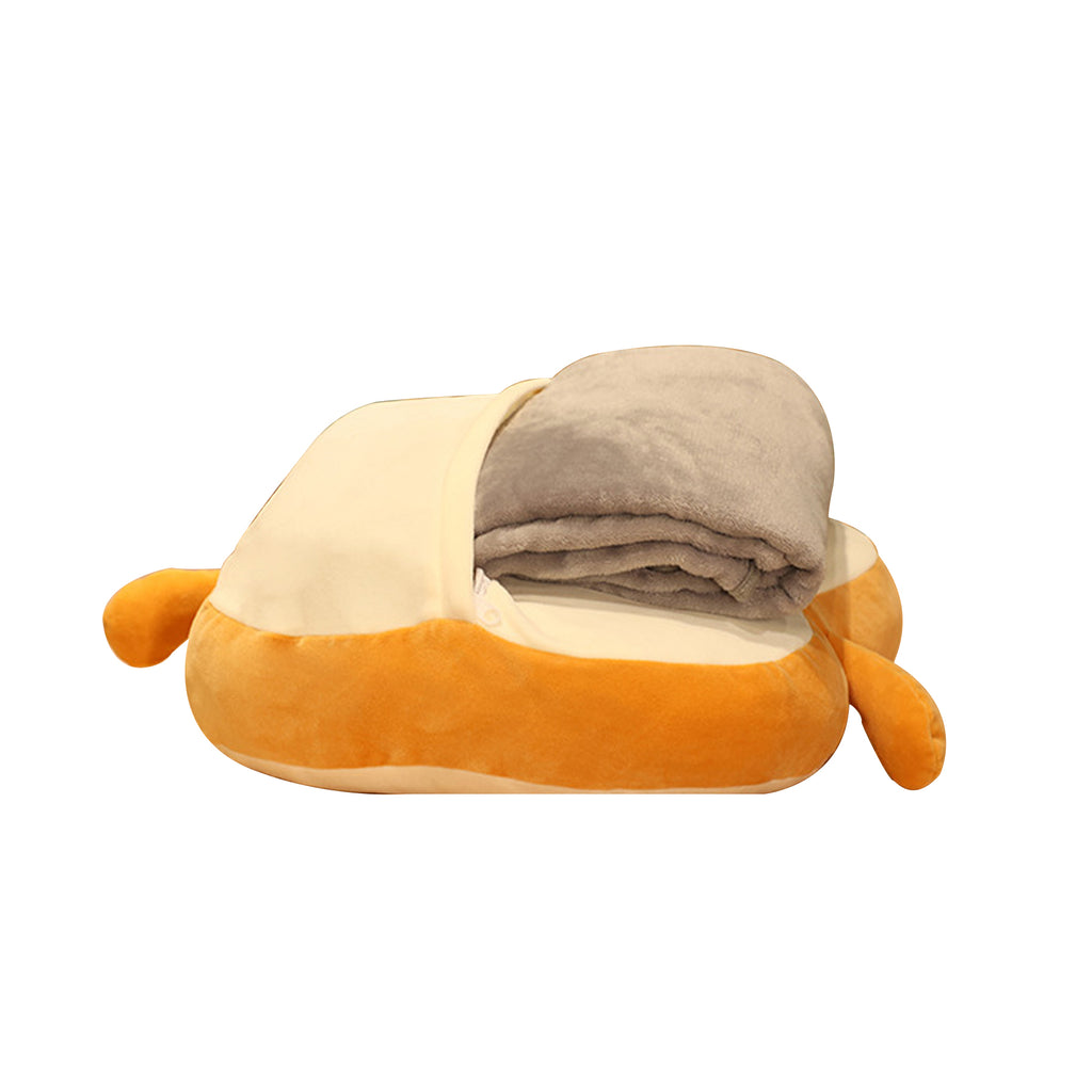 Bread Shape Pillow Blanket