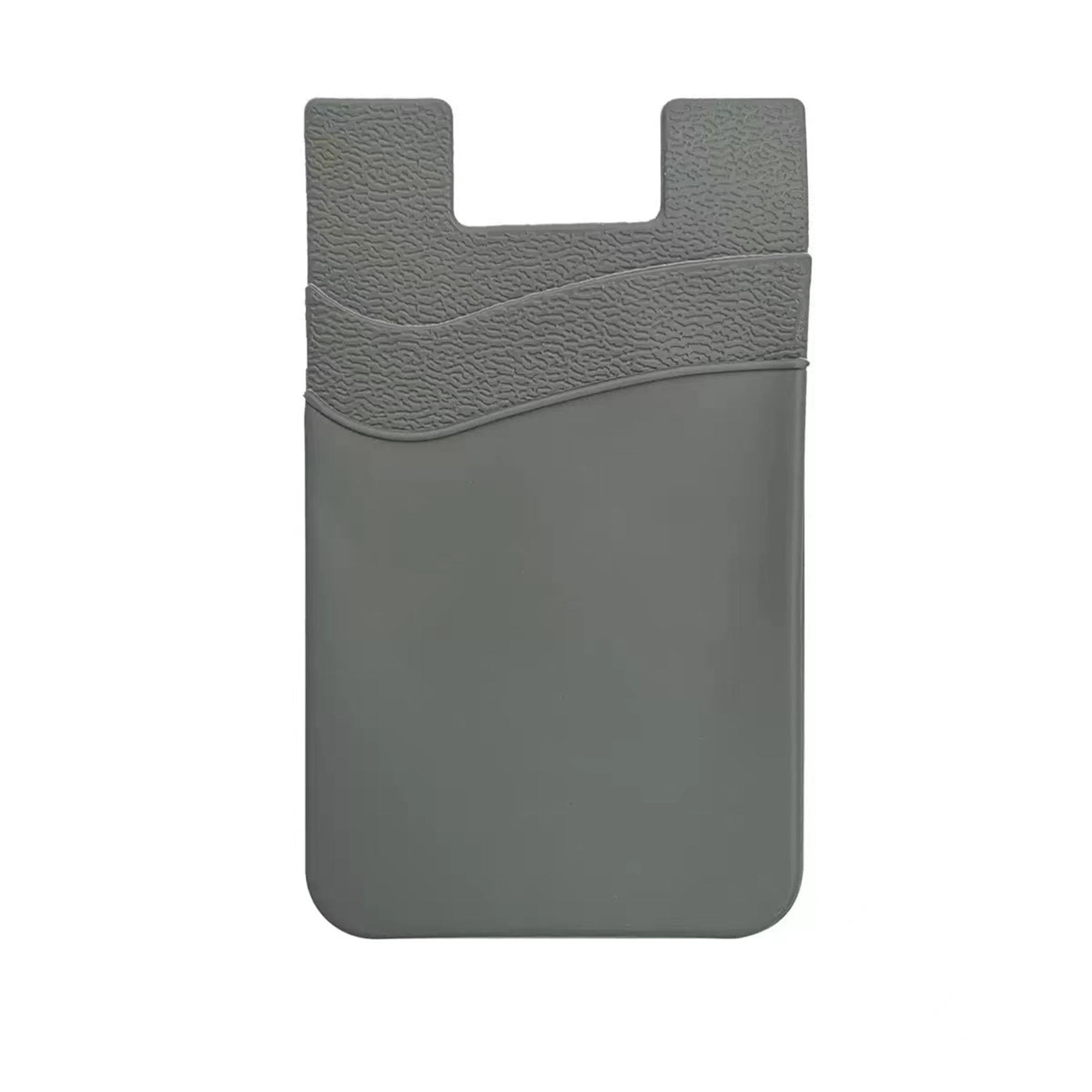 Silicone Double - Layer Phone Card Holder Back Sticker