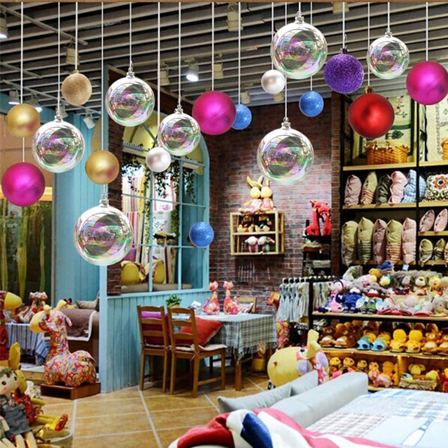 Clear Glass Ball Ornaments